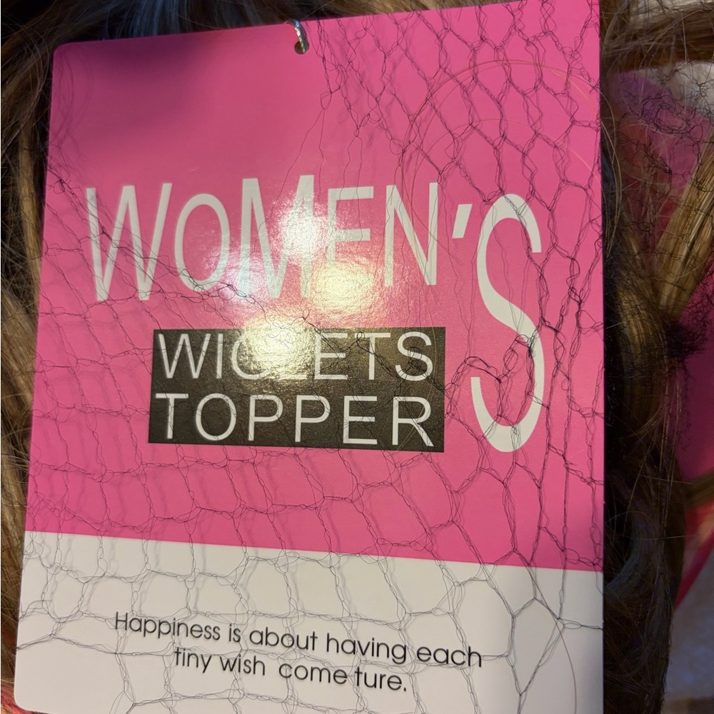 Women's WIG LETS TOPPER - Pink Tag